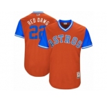 Houston Astros #22 Josh Reddick Red Dawg Authentic Orange 2017 Players Weekend MLB Jersey