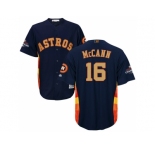 Men Houston Astros #16 Brian McCann Navy 2018 Gold Program Cool Base Stitched Baseball Jersey