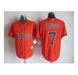 Men Houston Astros #7 Craig Biggio Orange 2016 Official Cool Base Jersey