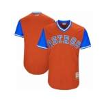 Men's 2017 Little League World Series Houston Astros Orange Jersey