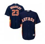 Men's Houston Astros #23 Michael Brantley Replica Navy Blue Alternate Cool Base Baseball Jersey