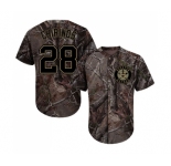 Men's Houston Astros #28 Robinson Chirinos Authentic Camo Realtree Collection Flex Base Baseball Jersey