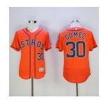 Men's Houston Astros #30 Carlos Gomez Majestic Orange Flexbase Authentic Collection Player Jersey