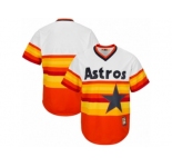 Men's Houston Astros Majestic Blank Orange Alternate Cool Base Cooperstown Collection Jersey