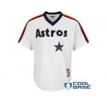 Men's Houston Astros Majestic White Home Cooperstown Cool Base Jersey