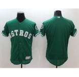 Men's Houston Astros blank Majestic Green Celtic Flexbase Authentic Collection Jersey