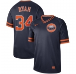 Men's Nike Majestic Houston Astros #34 Nolan Ryan Navy Blue M&N MLB Jersey