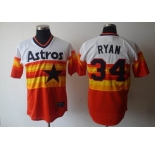 mlb houston astros #34 ryan orange