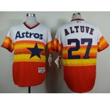 mlb jerseys houston astros #27 altuve white-orange[m&n]