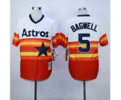 mlb jerseys houston astros #5 bagwell white-orange[m&n]