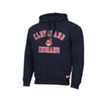 Cleveland Indians Fastball Fleece Pullover Navy Blue MLB Hoodie