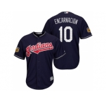 Men's Cleveland Indians #10 Edwin Encarnacion 2017 Spring Training Cool Base Stitched MLB Jersey