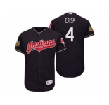 Men's Cleveland Indians #4 Coco Crisp 2017 Spring Training Flex Base Authentic Collection Stitched Baseball Jersey