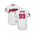 Men's Majestic Cleveland Indians #99 Ricky Vaughn White 2016 World Series Bound Flexbase Authentic Collection MLB Jersey
