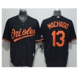 Baltimore Orioles #13 Manny Machado Black New Cool Base Stitched Baseball Jersey