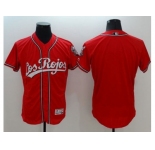 Baltimore Orioles Blank Red Flexbase Authentic Collection Los Rojos Stitched Baseball Jersey