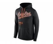 Baltimore Orioles Nike Cooperstown Performance Pullover Black MLB Hoodie