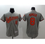 Men Baltimore Orioles #8 Cal Ripken Majestic Gary Flexbase Authentic Collection Player Jersey