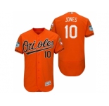 Men's Baltimore Orioles #10 Adam Jones 2017 Spring Training Flex Base Authentic Collection Stitched Baseball Jersey