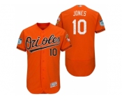 Men's Baltimore Orioles #10 Adam Jones 2017 Spring Training Flex Base Authentic Collection Stitched Baseball Jersey