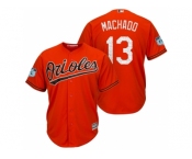 Men's Baltimore Orioles #13 Manny Machado 2017 Spring Training Cool Base Stitched MLB Jersey