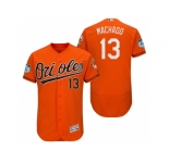 Men's Baltimore Orioles #13 Manny Machado 2017 Spring Training Flex Base Authentic Collection Stitched Baseball Jersey