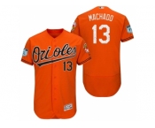 Men's Baltimore Orioles #13 Manny Machado 2017 Spring Training Flex Base Authentic Collection Stitched Baseball Jersey