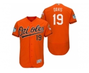 Men's Baltimore Orioles #19 Chris Davis 2017 Spring Training Flex Base Authentic Collection Stitched Baseball Jersey