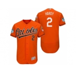 Men's Baltimore Orioles #2 J.J. Hardy 2017 Spring Training Flex Base Authentic Collection Stitched Baseball Jersey