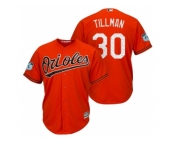 Men's Baltimore Orioles #30 Chris Tillman 2017 Spring Training Cool Base Stitched MLB Jersey