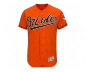 Men's Baltimore Orioles Majestic Blank Orange Alternate Flexbase Authentic Collection Team Jersey