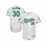 Men's Majestic Baltimore Orioles #30 Chris Tillman White Celtic Flexbase Authentic Collection MLB Jersey