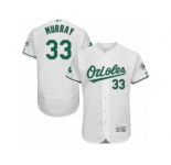Men's Majestic Baltimore Orioles #33 Eddie Murray White Celtic Flexbase Authentic Collection MLB Jersey