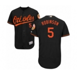 Men's Majestic Baltimore Orioles #5 Brooks Robinson Black Flexbase Authentic Collection MLB Jersey
