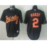 mlb baltimore orioles #2 hardy black