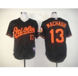 mlb jerseys baltimore orioles #13 machado black