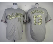 mlb jerseys baltimore orioles #13 machado grey[number camo]