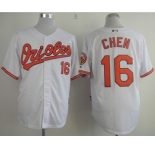mlb jerseys baltimore orioles #16 chen white