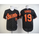 mlb jerseys baltimore orioles #19 davis black