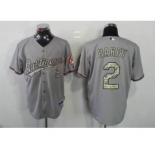 mlb jerseys baltimore orioles #2 hardy grey[number camo]