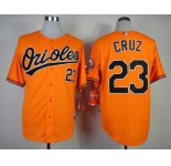 mlb jerseys baltimore orioles #23 cruz orange