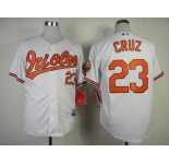 mlb jerseys baltimore orioles #23 cruz white