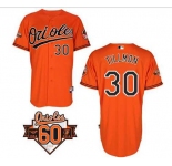 mlb jerseys baltimore orioles #30 tillman orange[60 th]