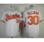 mlb jerseys baltimore orioles #30 tillman white