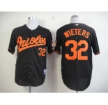 mlb jerseys baltimore orioles #32 wieters black