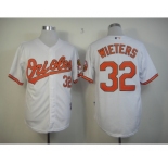 mlb jerseys baltimore orioles #32 wieters white