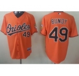 mlb jerseys baltimore orioles #49 bundy orange