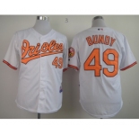 mlb jerseys baltimore orioles #49 bundy white