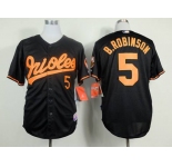 mlb jerseys baltimore orioles #5 b.robinson black