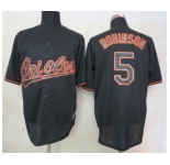 mlb jerseys baltimore orioles #5 robinson black[fashion]